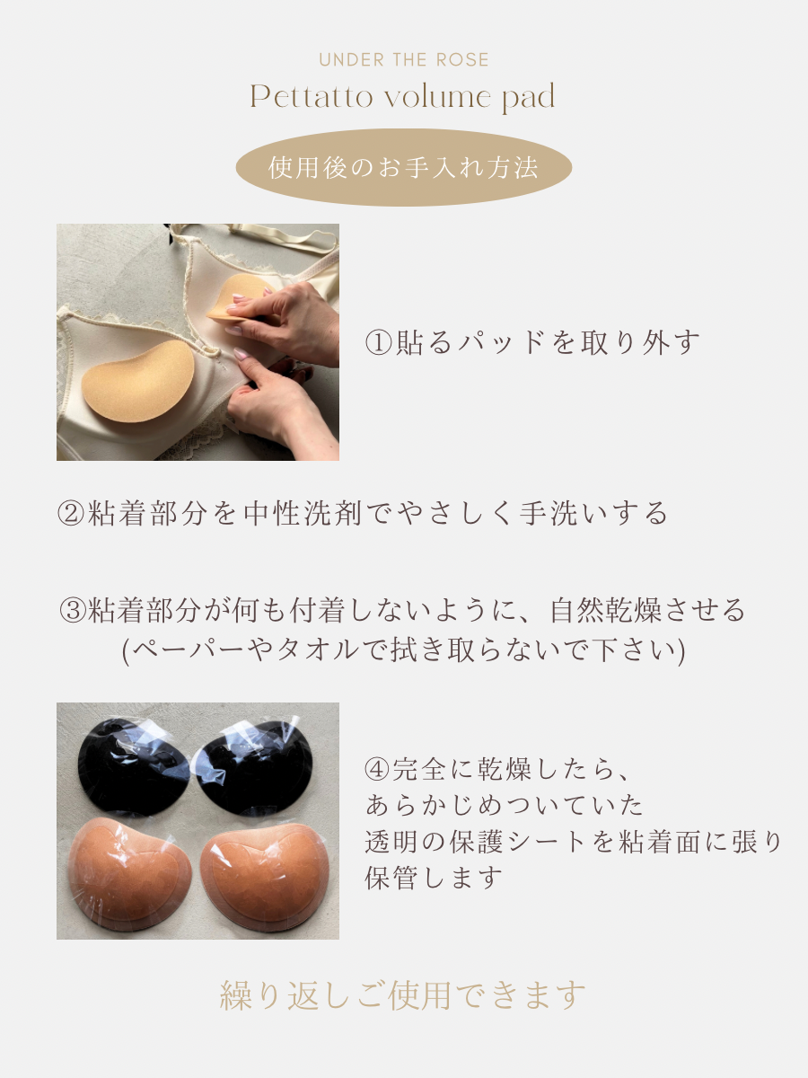 貼る!ぺたっとボリュームパッド