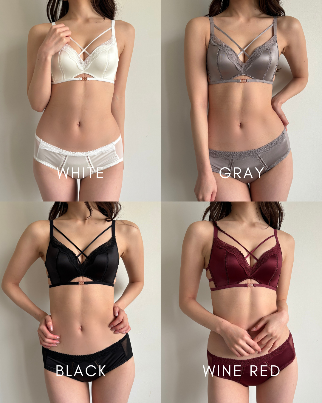 【整形級谷間】ボリュームアップセクシーブラセット