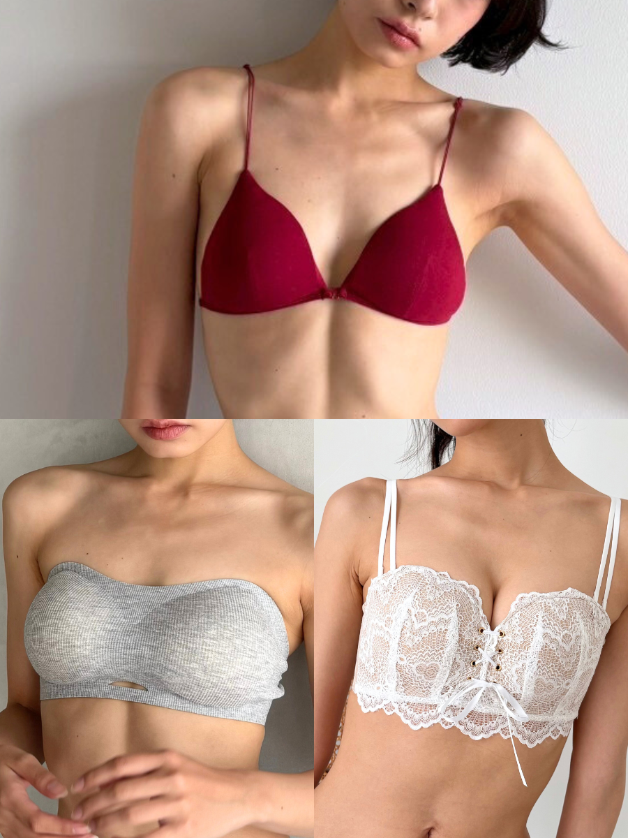 【お洒落さん向け】ファッションブラ3点セット