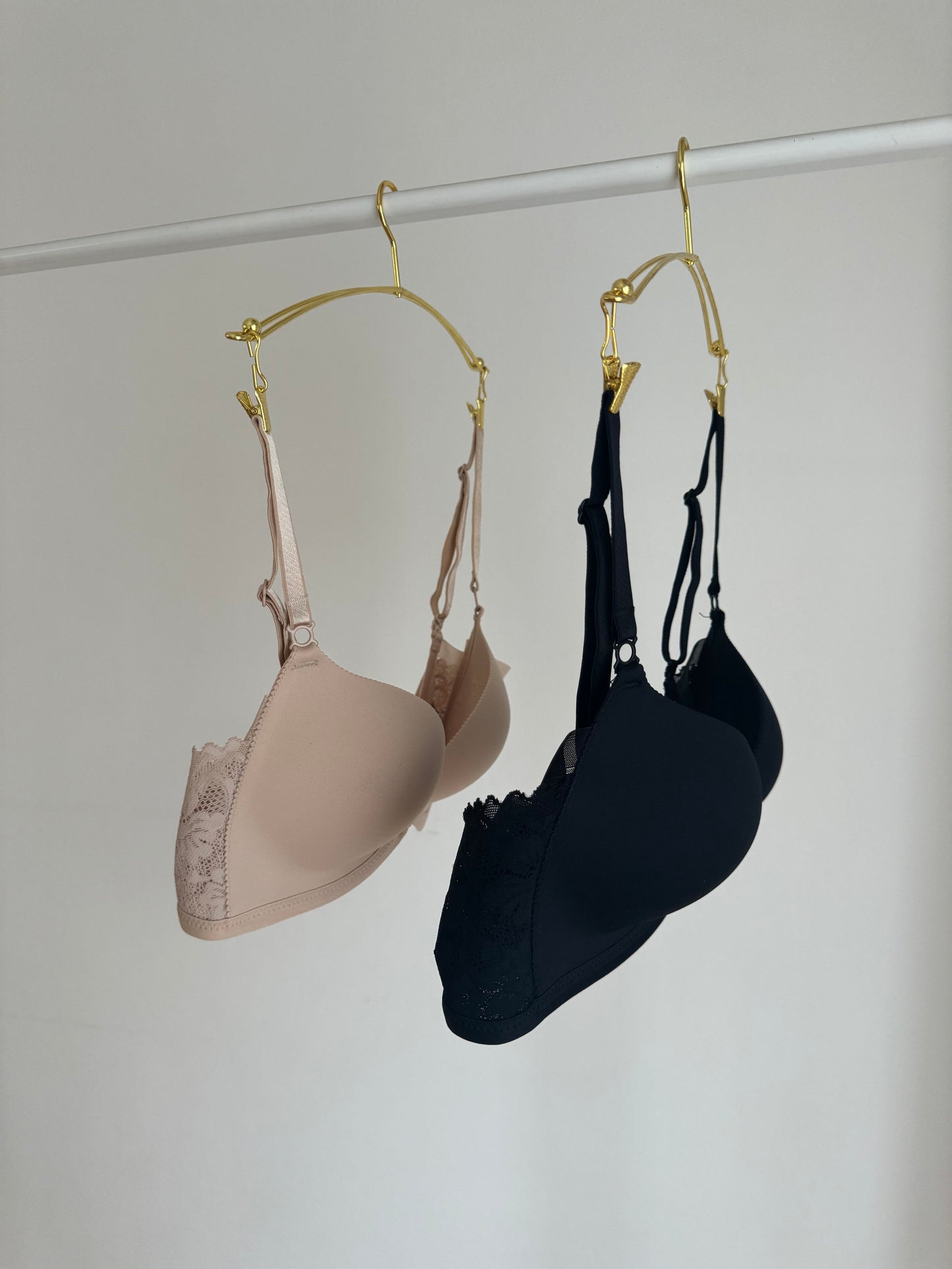 【美胸メイク】2wayホックヌーディーブラセット