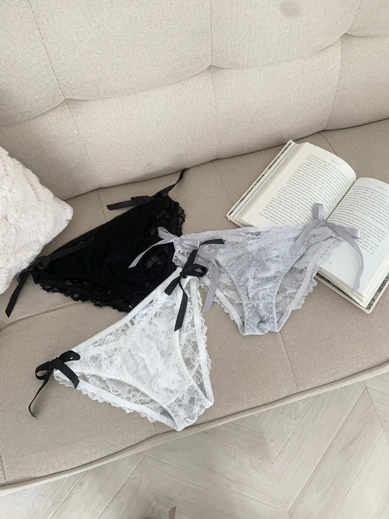 【整形級谷間】手形パッドセクシーレースブラセット