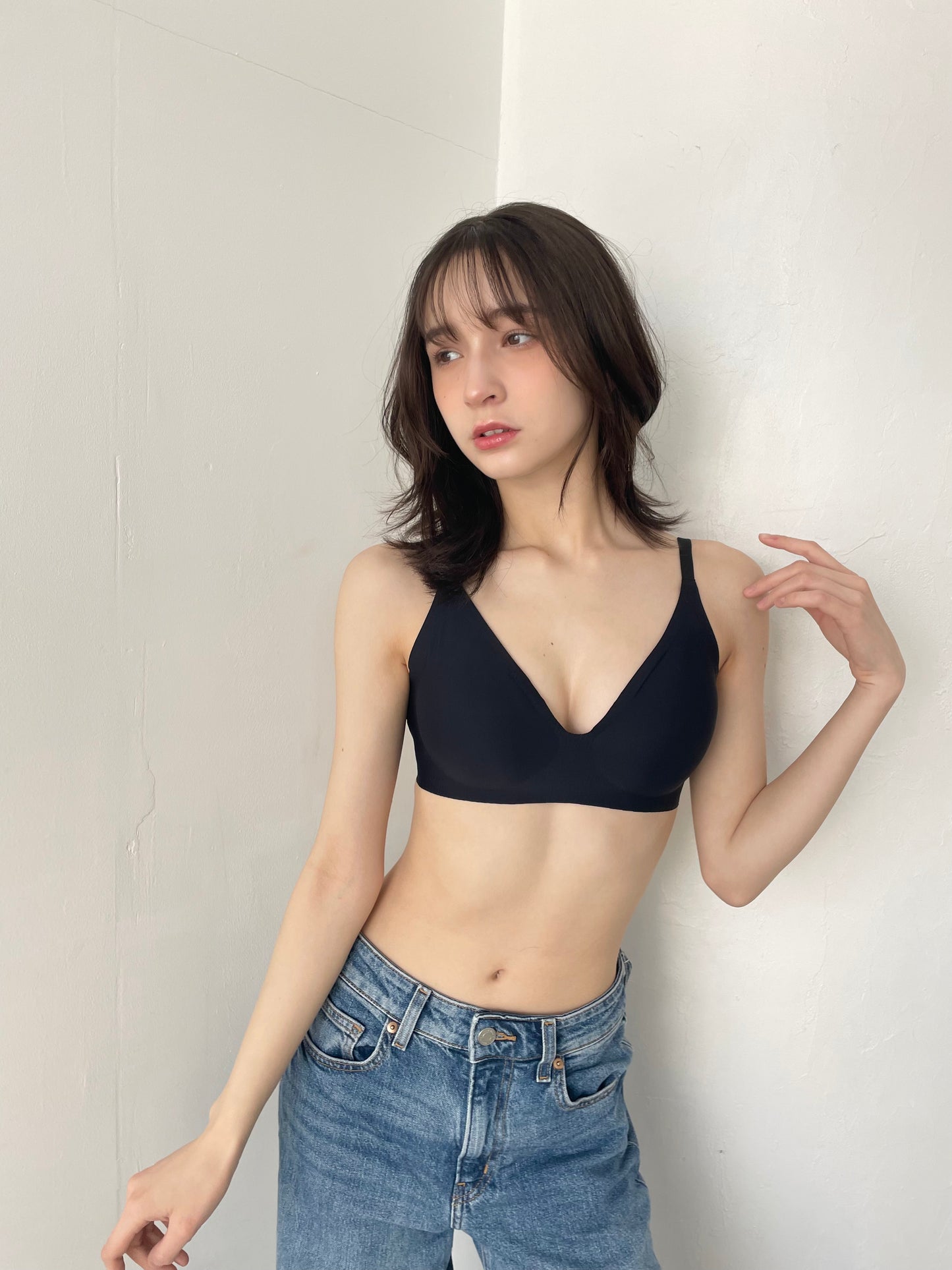 【パッド3点付】超極厚パッド美胸&美背中ブラ