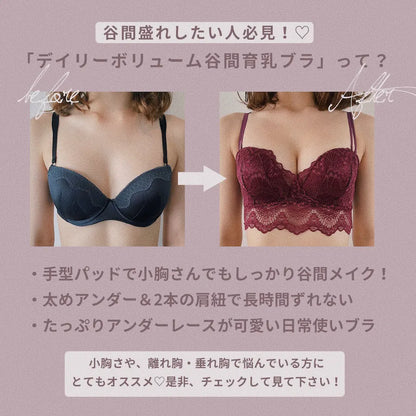 【整形級谷間】デイリーボリューム谷間育乳ブラセット